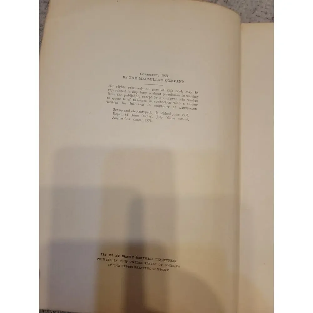 Gone with the Wind - 2nd Printing - June, 1936 - Margaret Mitchell - 1st Edition